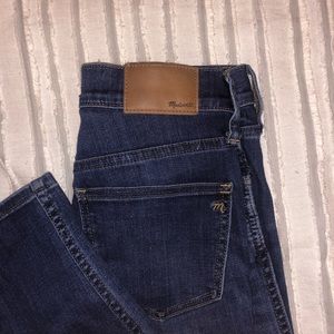 Madewell 10 inch high rise skinny jean